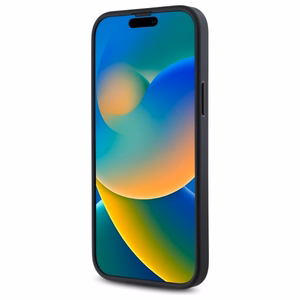 DKNY Quilted Stack Logo dėklas telefonui iPhone 15 Plus - juodas