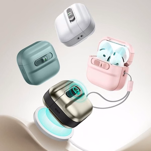 ESR Pulse Halolock MagSafe dėklas AirPods 4, juodas