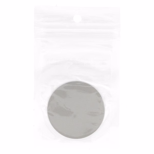 Metalo plokštelė magnetų laikikliams - apvali 40 mm sidabro spalvos