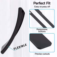 Nugarėlės dėklas MATT Samsung Galaxy S26 Plus juodas