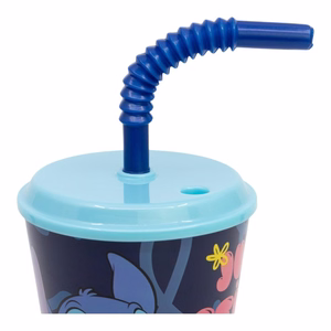 Disney Stitch Palms puodelis su šiaudeliu, 430 ml