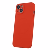 Telefono Dėklas "MagCase Silicone" Samsung S921 S24 Raudonas