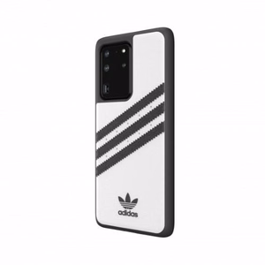 Adidas OR formuotas dėklas PU Samsung Galaxy S20 Ultra - balta ir juoda