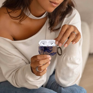 Tech-Protect Lamano deklas AirPods Pro 1 / 2 - rudas-violetinis