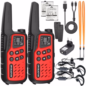 Baofeng BF-T25E – two-way radio, red, set of 2