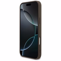 "Guess 4G Small Classic Logo MagSafe" dėklas, skirtas "iPhone 17 Pro Max", rudos spalvos