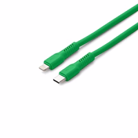 COLORUM laidas USB-C - Lightning 1,8m 2,4A CK12-CL-04 xGreen
