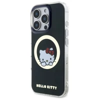 Hello Kitty IML Sweet Kitty magnetinis MagSafe dėklas iPhone 16 Pro Max - juodas