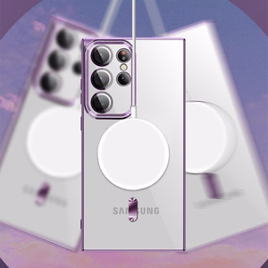 Wozinsky elektropluotas MagSafe dėklas Samsung Galaxy S24 FE - sidabrinis