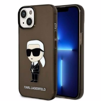 Karl Lagerfeld Ikonik Karl dėklas telefonui iPhone 14 Plus - juodas