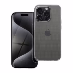 Skaidrus dėklas telefonui 2 mm IPHONE 15 Pro permatomas