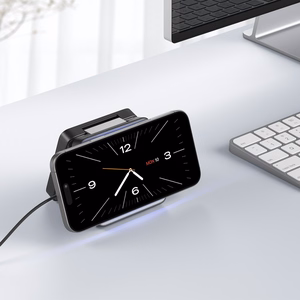 Blavec BQI-04 Qi 15W магнитное MagSafe 3 в 1 UniCharge индукционное зарядное устройство (BQI04-QIMB) чёрный