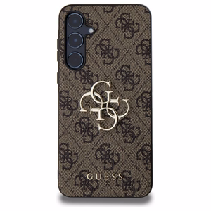 Guess 4G Big Metal Logo dėklas telefonui Samsung Galaxy A55 - rudas