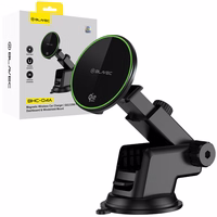 Blavec Automobilinis laikiklis BHC-04A Qi2.2 25W magnetinis su indukciniu krovimu do szyby (BHC04A-MWIB) juodas