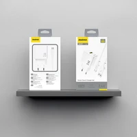 Dudao A23TEU 2.4A GaN USB-A Wall Įkroviklis with USB-A - USB-C Laidas - Baltas