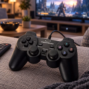 Esperanza EG102 Gaming Controller Black USB 2.0 Gamepad Analogue / Digital PC, Playstation 3