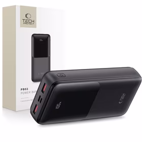 Išorinė baterija Tech-Protect PB02 20000mAh 22.5W - juoda
