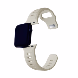 38/40/41/42 mm Nude (small) - 3mk Silicone Watch Strap for Apple