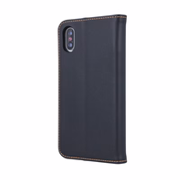 Genuine Leather Išmanusis Pro for iPhone 17 Air 6,6" juodas