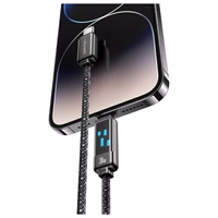 USAMS Laidas USB-C į Lightning 30W 1.2m Zinc Alloy Fast Charging Data Cable Meteor Series SJ743USB02 (US-SJ743)