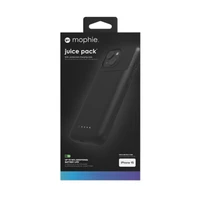 Mophie Juice Pack dėklas iPhone 15 su įmontuota 2400 mAh išorine baterija - juodas