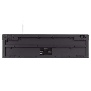 Savio KB-01 klaviatūra namams/biurui USB QWERTY US English juoda