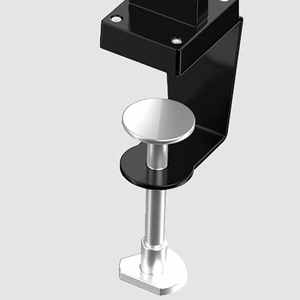 Wozinsky WLM-800 virš monitoriaus montuojama stalinė lempa su nuotolinio valdymo pultu, juoda