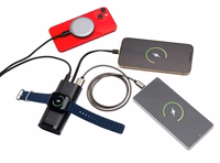 Išorinė baterija Forcell F-Energy F10K4 PD QC3.0 3A 22,5W 10000 mAh su Apple Watch suderinta juoda