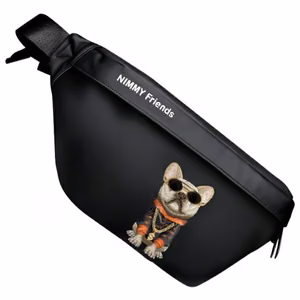NIMMY crossbody GLASSES COOL DOG чёрный