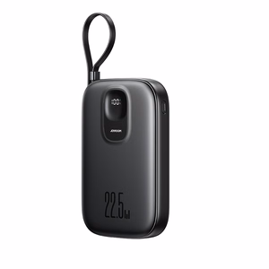 Išorinė baterija Power Bank Joyroom JR-PBF18 22.5W with Lightning cable 10000mAh juoda