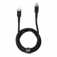 WiWU - Platinum serijos duomenų kabelis Wi-C013 USB C į Lightning 30W 1,2m - juodas