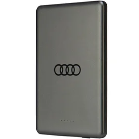 Išorinė baterija Audi Big Logo Magnetinis indukcinis 15W 5000mAh - pilka