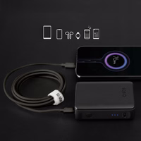 SBS TECABLETISSUETCK USB-C - USB-C 1,5 m 60W pintas kabelis - juodas