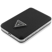 Guess Grained Triangle Powerbank with MagSafe 5000mAh 15W USB-C - black