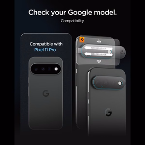 Spigen Optik Pro HD 2 vnt. kamerų objektyvų grūdinto stiklo apsaugų rinkinys, skirtas Google Pixel 11 Pro