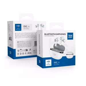 Belaidės ausinės Blue Star AC20C TWS ENC baltos