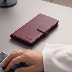 Tech-Protect Wallet MagSafe dėklas, skirtas iPhone 17 Pro Max / 18 Pro Max – bordo