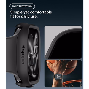 Spigen Thin Fit dėklas, skirtas Apple Watch 46 mm – juodas