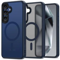 Tech-Protect MagMat Magnetinis dėklas telefonui Samsung Galaxy S25 - skaidrus mėlynas