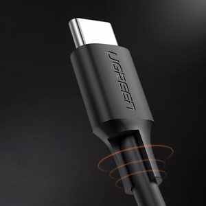 Ugreen US286 USB-C - USB-C 3A 480Mb/s laidas 3m juodas