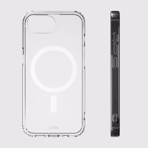 SBS Cover Light Mag apsauginis dėklas iPhone 16e / 17e suderinamas with MagSafe - skaidrus