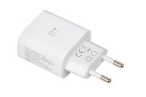 Sieninis įkroviklis iBOX C-37 GaN PD20W, baltas