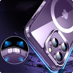 Tech-Protect FlexAir Hybrid Magnetinis dėklas iPhone 15 Pro Max - Skaidrus