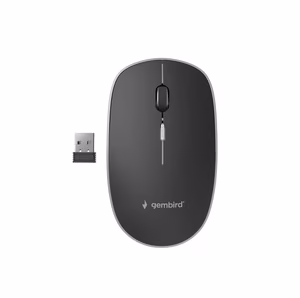 Gembird USB belaidė optinė pelė juoda MUSW-4B-01