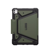 UAG Metropolis SE dėklas su stovu ir Apple Pencil laikikliu iPad Pro 11" 2024 - žalias