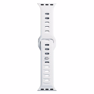 38/40/41/42 mm White (small) - 3mk Silicone Watch Strap for Apple