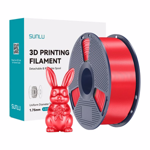Sunlu PLA+ Silk filamentas (raudonas)