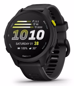 Garmin Forerunner 70 3,05 cm (1.2") AMOLED 43 mm Skaitmeninis 390 x 390 pikseliai Lietimui jautrus ekranas Juoda GPS (palydovinis)