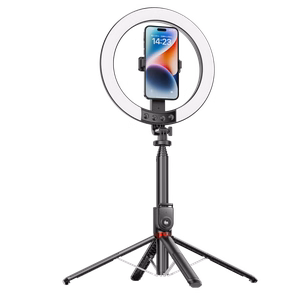 Blavec Selfie Ring lamp Aluminium Aura LED RGB Ring P-50 25cm tripod + remote control + 2,3 metres (RLP50-TRB23) black