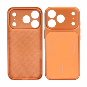 Dėklas MAKE 17 (MagSafe) skirtas iPhone 13 oranžinis